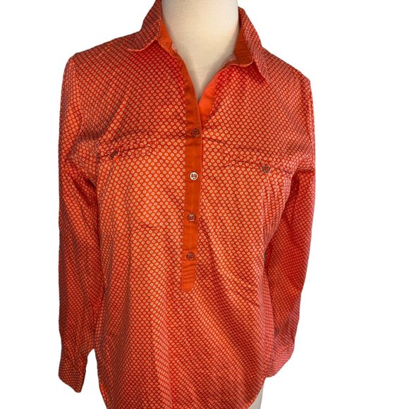 7th Avenue NY and Company Button Down Shirt Salmon Women's M - Picture 2 of 10